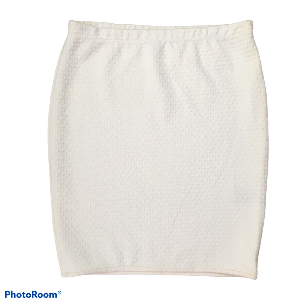 Max Studio textured stretch mini skirt